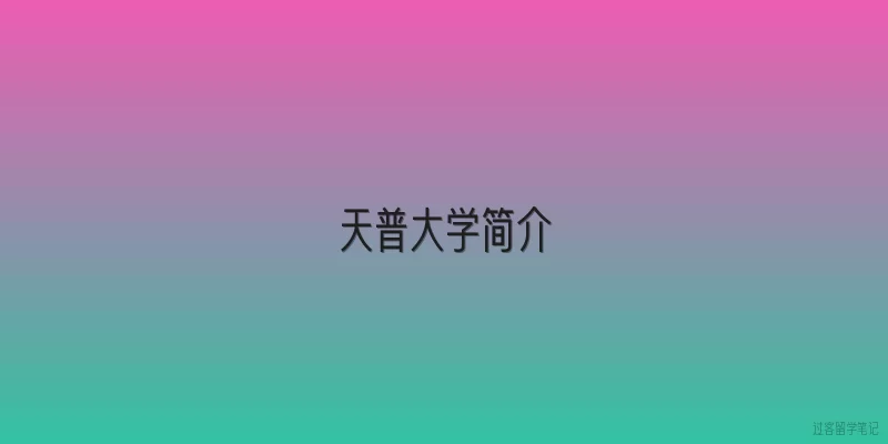 天普大学简介