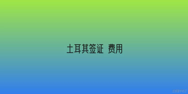 土耳其签证 费用:土耳其电子签证（e